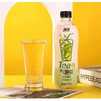 拙源氣泡茶柚子綠茶茶味碳酸飲料