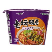 一線福老壇酸菜牛肉面（桶）