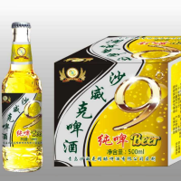 沙威克啤酒純啤500ml瓶裝