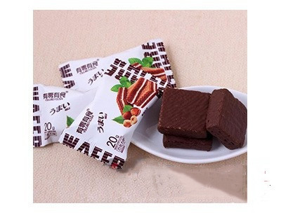 連天紅有零有食日式威化餅干散裝