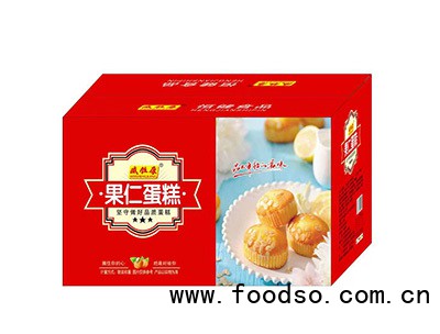 果仁蛋糕箱裝