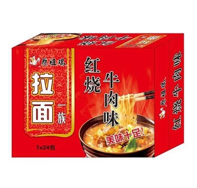 原祖雞紅燒牛肉味方便面（