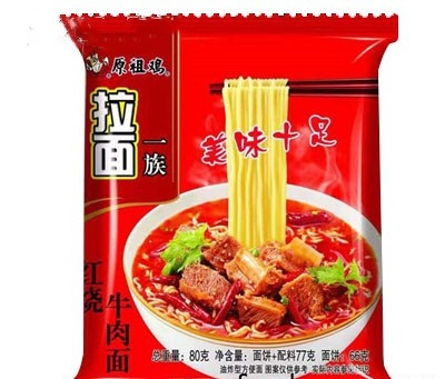 原祖雞紅燒牛肉味方便面（