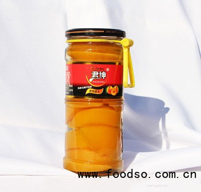 君坤黃桃罐頭