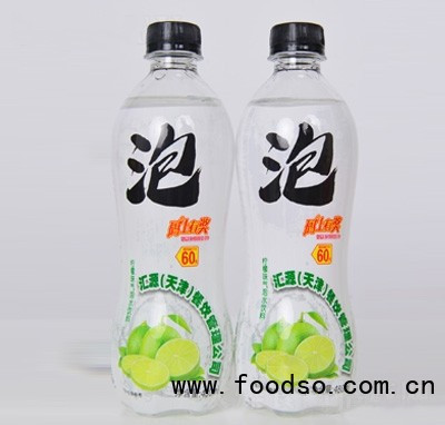 檸檬味氣泡水飲料碳酸飲料夏季飲料