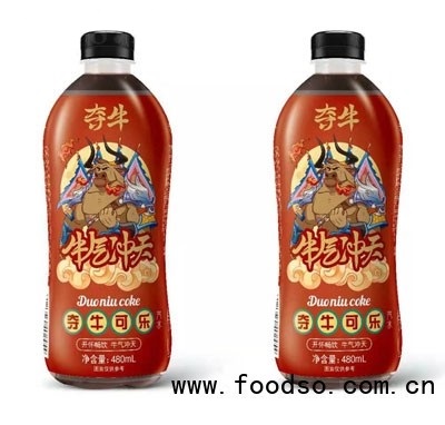 奪牛可樂汽水480ml