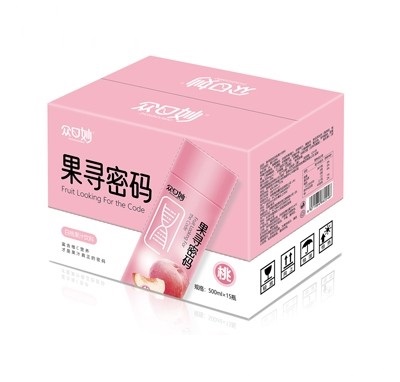 眾口妙果尋密碼白桃果汁飲