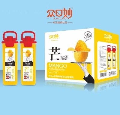 眾口妙芒果百香果復(fù)合果汁