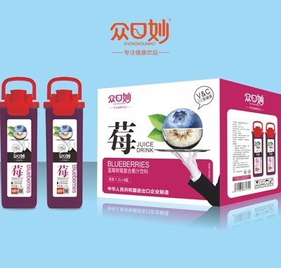 眾口妙藍莓樹莓復合果汁飲