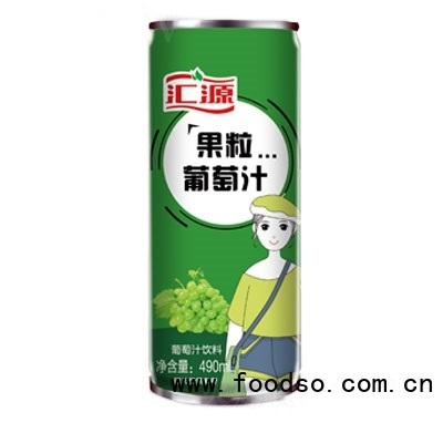 匯源果粒葡萄汁飲品490ml
