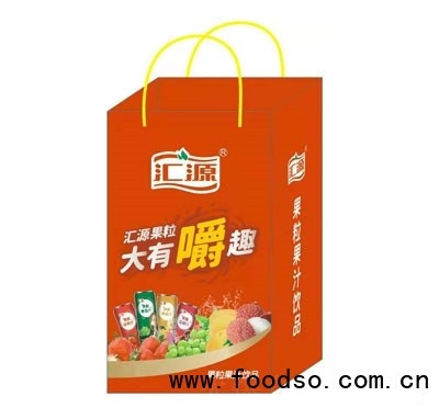 匯源易拉罐大果粒果汁1x15手提袋