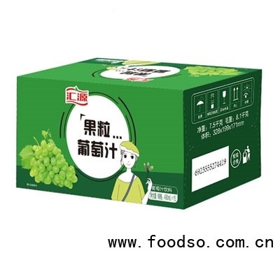匯源果粒葡萄汁飲品1x15標(biāo)箱