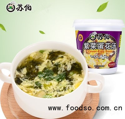 蘇伯紫菜蛋花湯8g