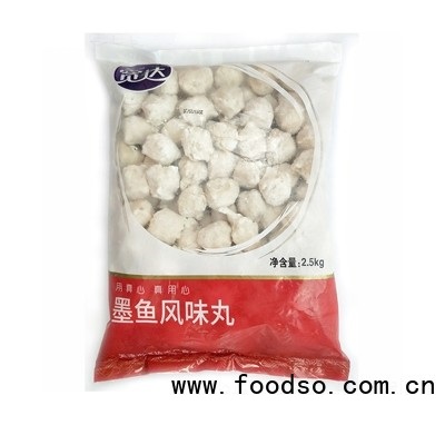 寬達風味墨魚丸2.5kg速凍食品招商代理