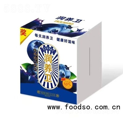 潤(rùn)養(yǎng)衛(wèi)果汁飲料藍(lán)莓汁1.25L×6招商代理