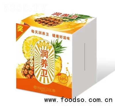 潤(rùn)養(yǎng)衛(wèi)果汁飲料菠蘿汁汁1.25L×6招商代理