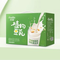 汾濱植物豆乳植物蛋白飲料箱裝招商300ml×8