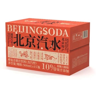 遇見大京門橙汁復合果汁飲料含汽型500ml×15