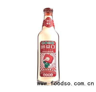 喝益口老汽水碳酸飲料荔枝味358ml