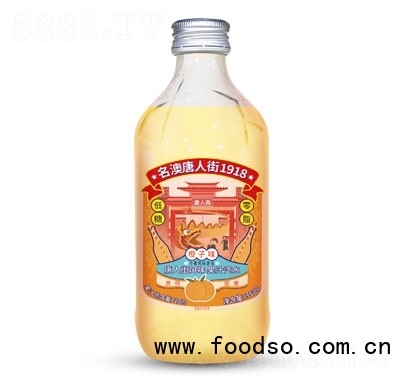 名澳橙子味果汁汽水350g
