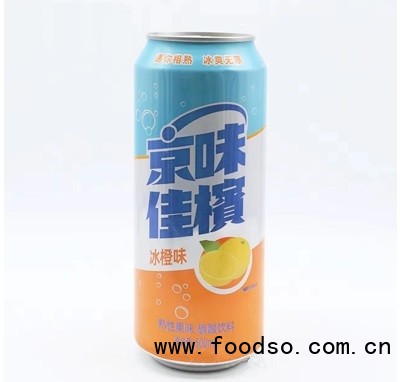 京汽神京味佳檳冰橙味碳酸飲料500ml