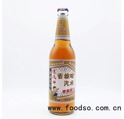 京汽神香檳味汽水碳酸飲料500ml