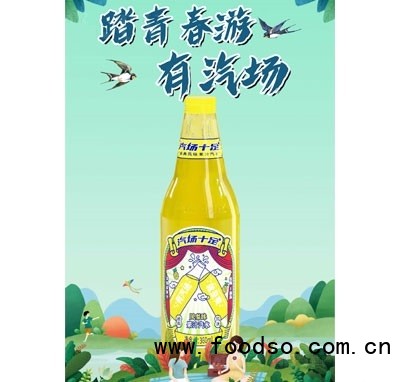 汽場十足鳳梨味果汁汽水360ml