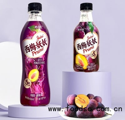 瘦小妖西梅妖妖益生元西梅蘇打纖果飲果汁汽水招商